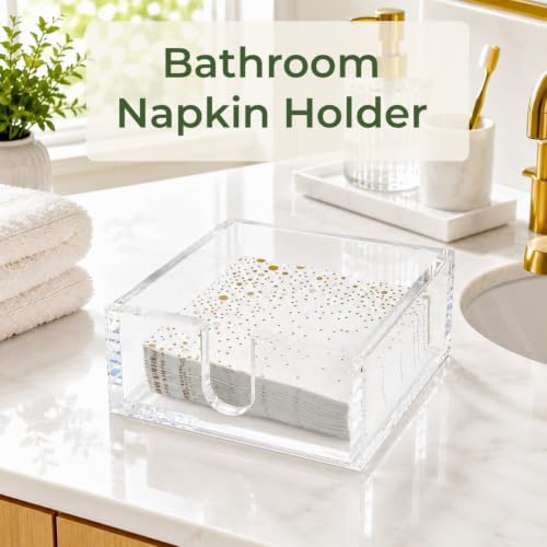 LotFancy Clear Acrylic Napkin Holder