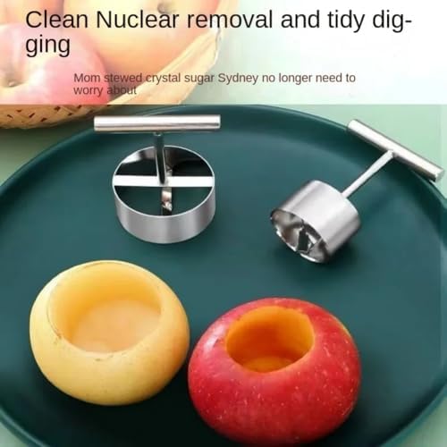 5-in-1 Stainless Steel Fruit Corer Tool – Apple, Pear & Pineapple Core