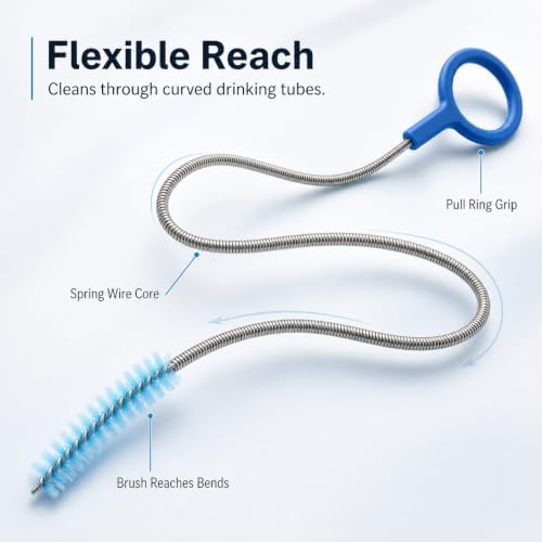 QWORK Hydration Bladder Cleaning Kit 4-in-1 Set – Heavy Duty Reservoir