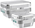 NEEBAKE 20 Set Disposable Aluminum Pans with Lids Assorted Sizes - 10