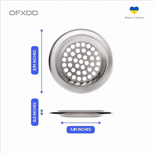 Sink Drain Strainer - Shower Drain Hair Catchers - Bathtub Drain