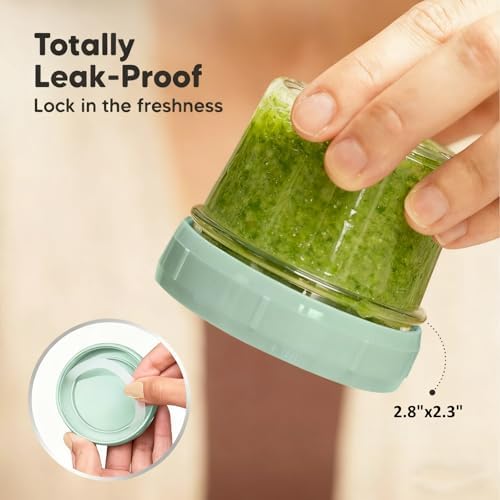 stablerice 3 Sizes of Salad Dressing Container To Go Glass Small