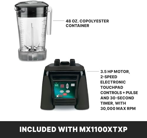 Waring Blender with Electronic Keypad, 48oz Copolyester Jar