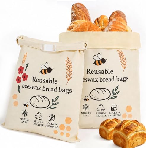 XL Reusable Beeswax Bread Bag for Sourdough