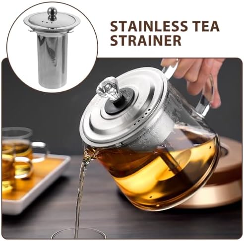 Homoyoyo 2 Pcs Tea Strainer Insert Fine Mesh Tea Filter for Loose