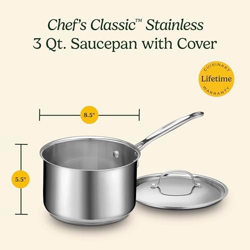 Cuisinart 7193-20P Chef's Classic Stainless 3-Quart Cook and Pour