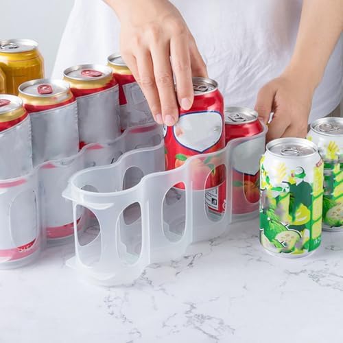 Veemoon 3-Piece Portable Soda Can Organizer for Refrigerator