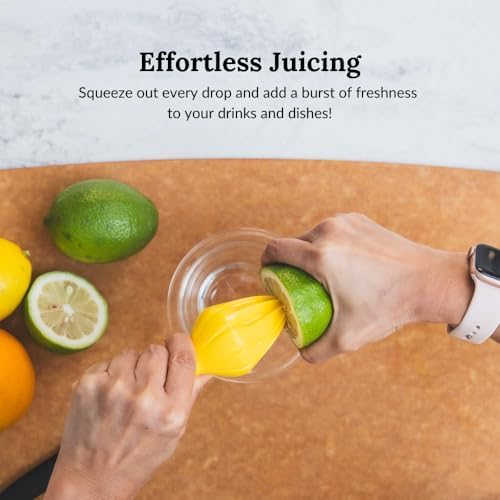 Prepara Juicy Juice Manual Citrus Reamer, Yellow