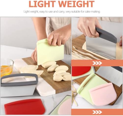 1 Dough Scraper Cutter with Scale Stainless Steel