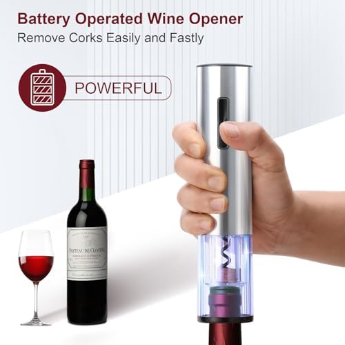 Electric Wine Opener Set, Rechargeable Cordless Automatic Wine Bottle