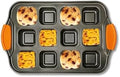 Brownie Pan with Dividers, 12 Cavity Square Cake Pan with Handle