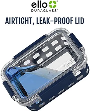 Ello Duraglass Mixed Meal Prep Sets Leak-Proof Glass Food Storage