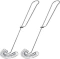 Patelai 2 Pieces Stainless Steel Flat Whisks for Gravy and Sauce