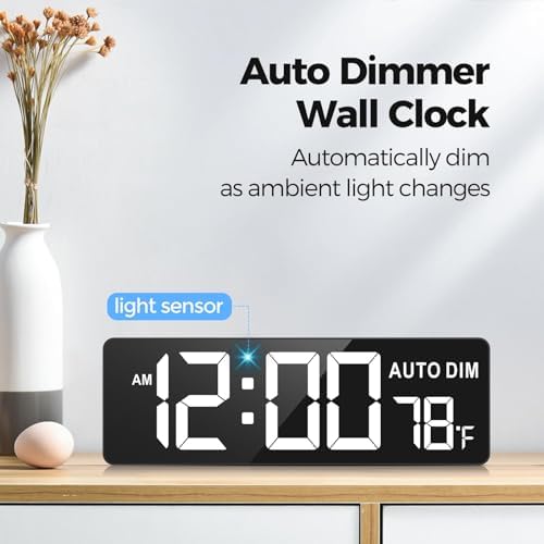 REACHER 16.5-Inch Digital Wall Timer