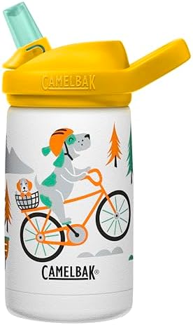 CamelBak Eddy+ Kids Stainless Steel Bite Valve Water Bottle 12oz
