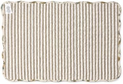 Bailey Vintage Quilted 100% Cotton Set of 6 Placemats 13" x 19"