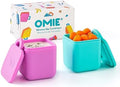 OmieBox (2 pack) Leakproof Dips Containers To Go, Salad Dressing