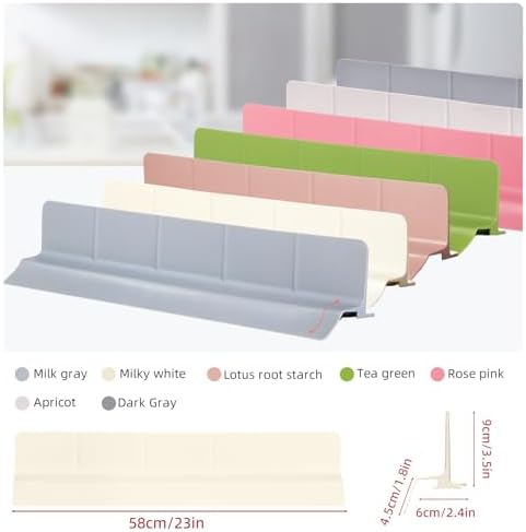 23" Ultra Silicone High Sink Splash Guard, Beige