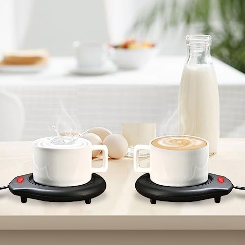 ASAWASA 2Pcs Candle Warmer Plate and Mug Warmer for Large Jar