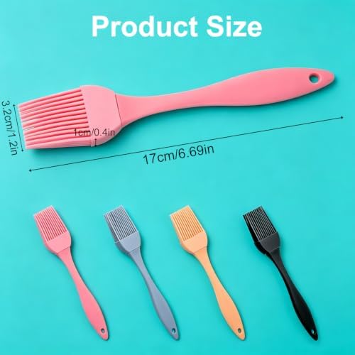 Silicone Oil Brush 4PCS Household Pouring Pastry Brush