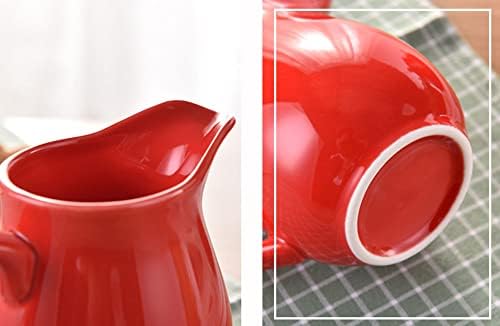 Colorful Ceramic Milk Jug Sugar Bowl, Coffee Serving Set, Creamer