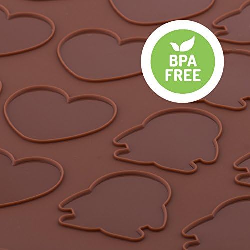 beicemania® Silicone Classic Bear Heart Penguin Macaron Baking Mat for