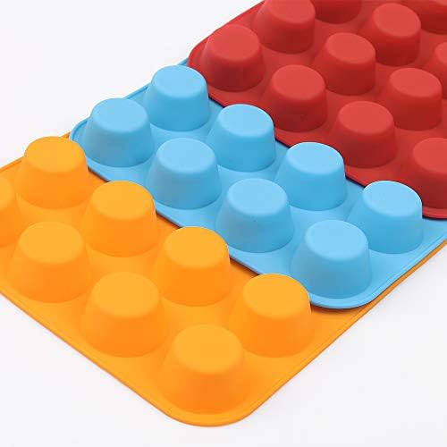 Silicone Muffin Pan, Cupcake Pan, 24 Cups, Food Grade Egg Muffin