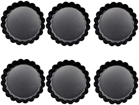 Baking Tray Metal Non Stick Tart Quiche Flan Pan Molds Round 4 Inch