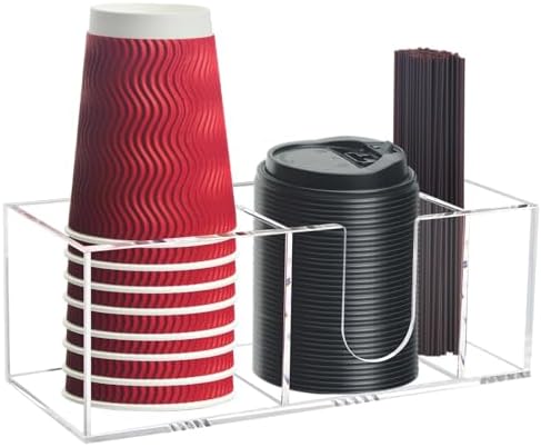 Acrylic Countertop Coffee Cup Holder