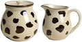 CHOOLD Retro Cow Pattern Creamer and Sugar Bowl Set, Cream Pitcher