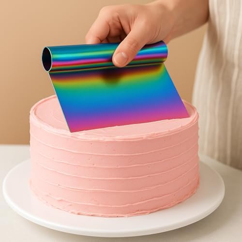 Metal Cake Scraper & Pastry Cutter – Multi-Purpose Stainless Steel