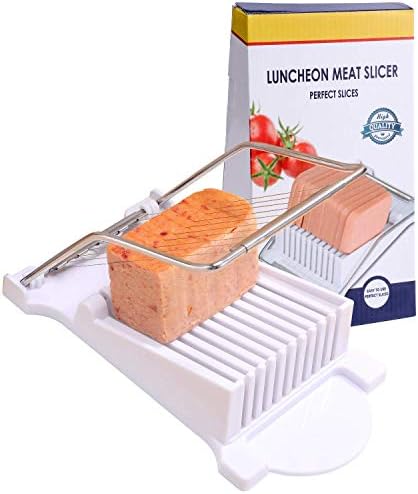 Stainless Steel Luncheon Meat & Egg Slicer, 10 Slices