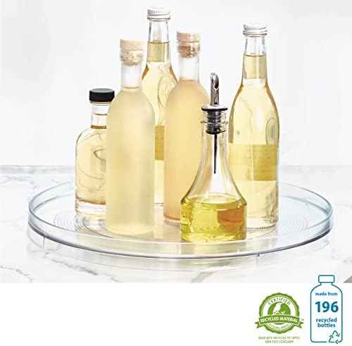 iDesign 14.5-Inch Lazy Susan Organizer, 2-Pack, Clear