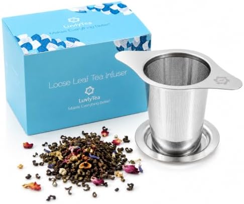 Extra Large Loose Leaf Tea Infuser Basket, Premium Stainless Steel