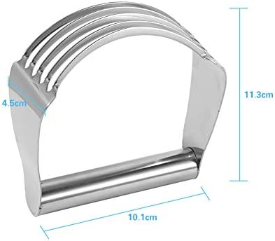 Handheld Pastry Dough Cutter, Stainless Steel Pastry Cutter, Stainless