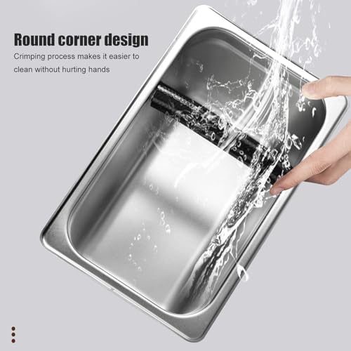 Espresso Knock Box, 10.4x6.3x3.9in Coffee Knock Box Stainless Steel