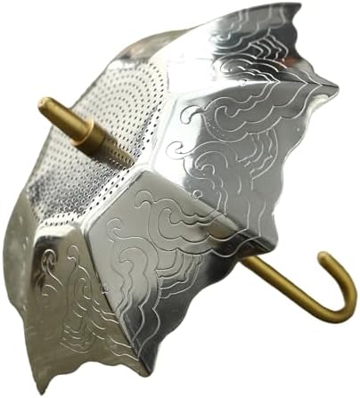 Ceramic Umbrella Tea Strainer with Tassels, Umbrella Tea Infuser