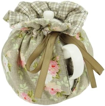 KKEKOS Tea Cozy Cotton Vintage Floral Tea Cosy for Teapots Keep Warm