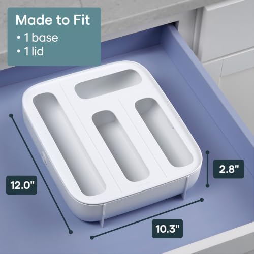 YouCopia StoraBag 4-Slot Food Bag Dispenser