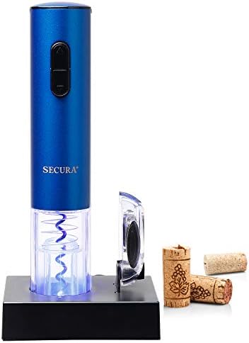 Secura Electric Wine Opener, Automatic Electric Wine Bottle Corkscrew