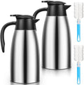 Essenya 2 PCS 68 OZ Thermal Coffee Carafe, Insulated Stainless Steel