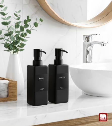 GMISUN Black Soap Dispenser, 12oz