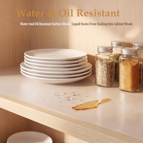 Shelf Drawer Liner for Kitchen Cabinet Non Adhesive 20 Inch Wide
