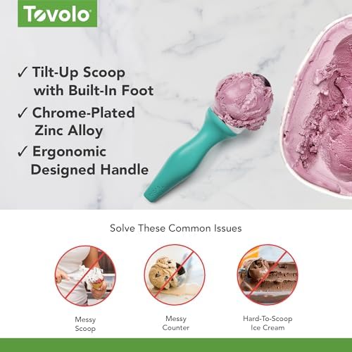 Tovolo Ice Cream Scoop Tropical Breeze Seafoam Green Dishwasher Safe