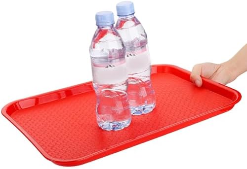 Yarlung 6 Pack Plastic Fast Food Trays, 16x12 Inches Restaurant