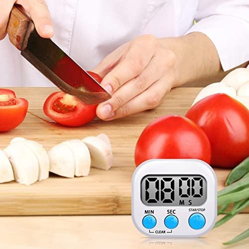 Flutesan 6 Pack Small Digital Kitchen Timers