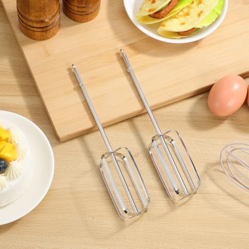 Hand Mixer Replacement Beaters: 2 Pack Stainless Steel Attachments for
