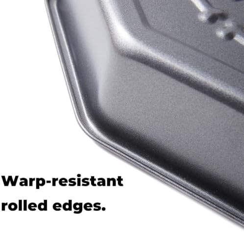 Coffin Cake Pan Set, 10 x 6.9 in Carbon Steel Molds, 2 Pack