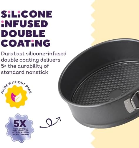 Wilton Platinum Non-Stick Springform Pan, Made Without PFAS, 9 in