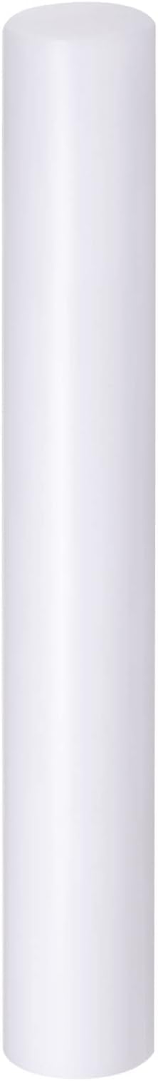 HARFINGTON Acrylic Clay Roller 7.28 Inch x 1 Inch Solid Non-Stick Plastic Round by HARFINGTON